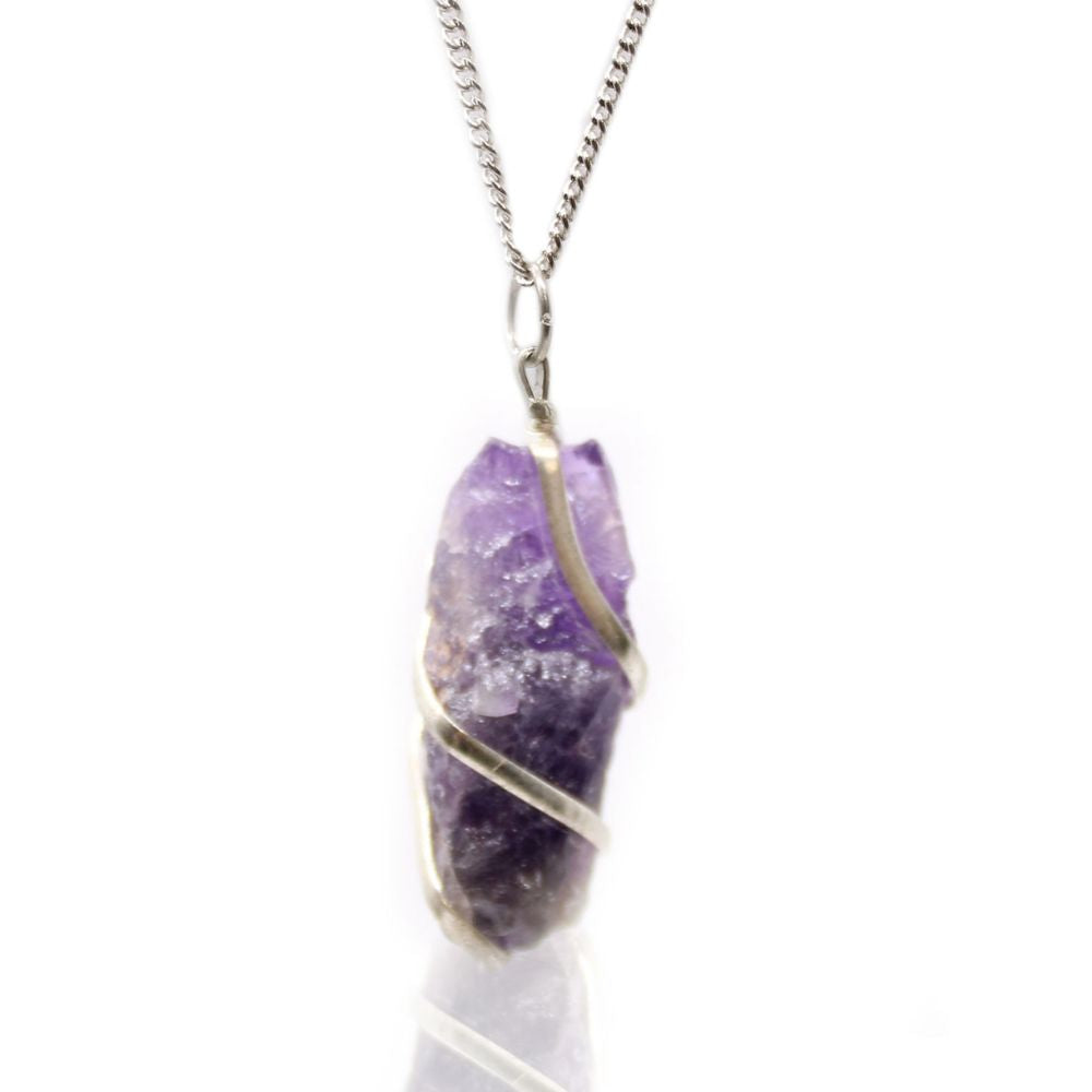Cascade Wrapped Gemstone necklace collection