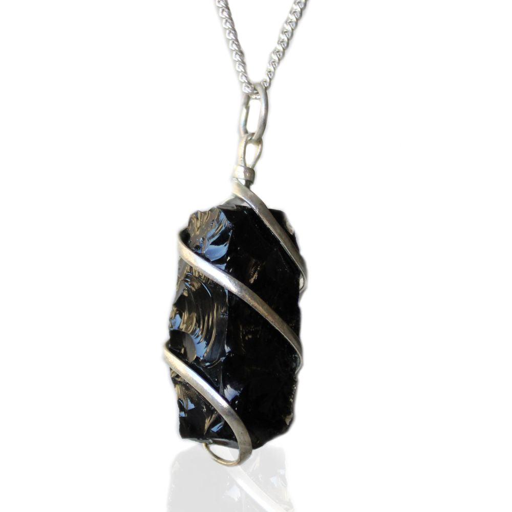Cascade Wrapped Gemstone necklace collection