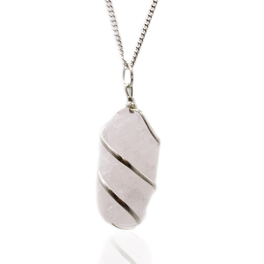 Cascade Wrapped Gemstone necklace collection