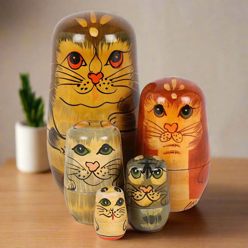 Russian 'Cat' Nesting Dolls