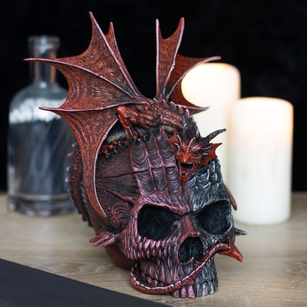 Serpent Infection -Skull Ornament by Spiral Direct