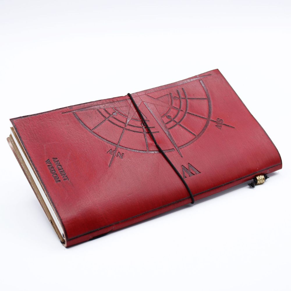 Leather Journal - 'And So the adventure begins'