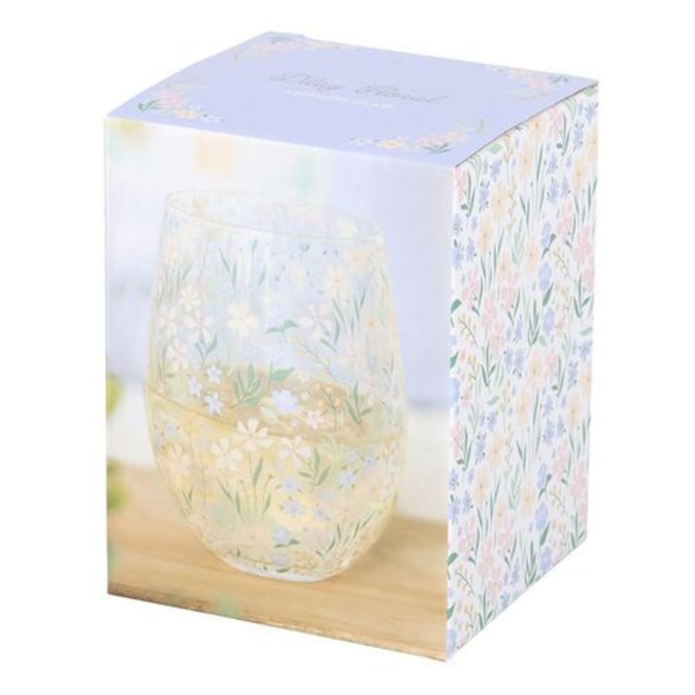 Floral Stemles Glass