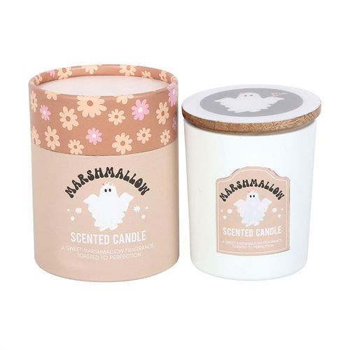 Toasted Marshmallow Ghost Candle