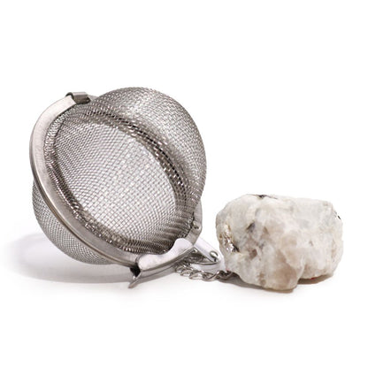 Raw Gemstone Tea Strainer