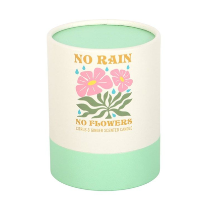 No Rain, No Flowers Citrus & Ginger Candle