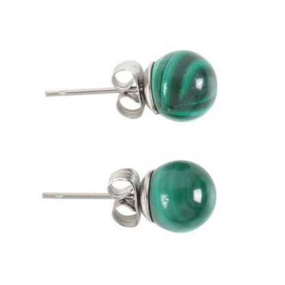 Semi Precious Crystal Earrings