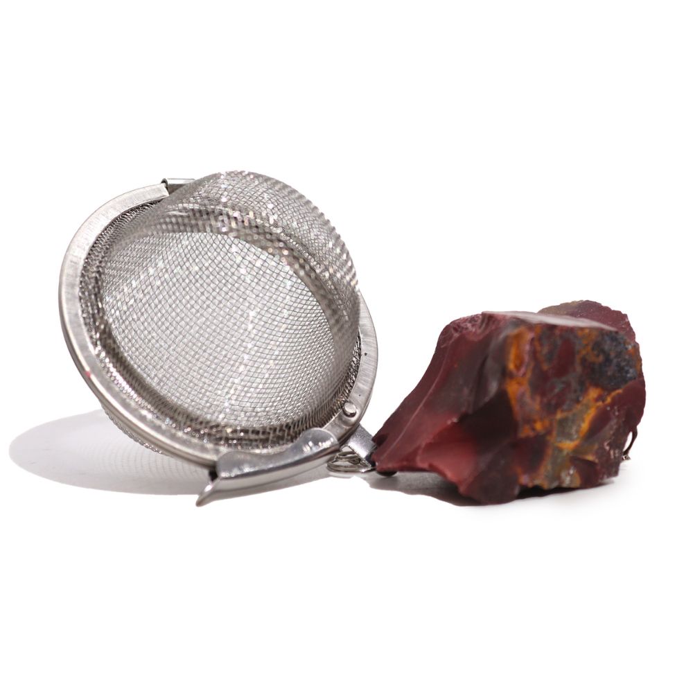 Raw Gemstone Tea Strainer