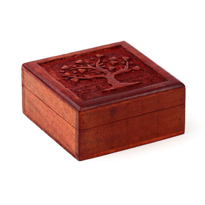 Hand Carved Trinket Box