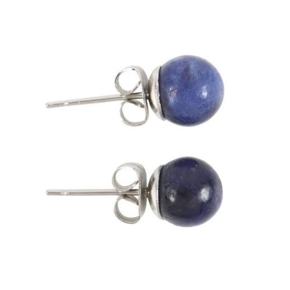 Semi Precious Crystal Earrings