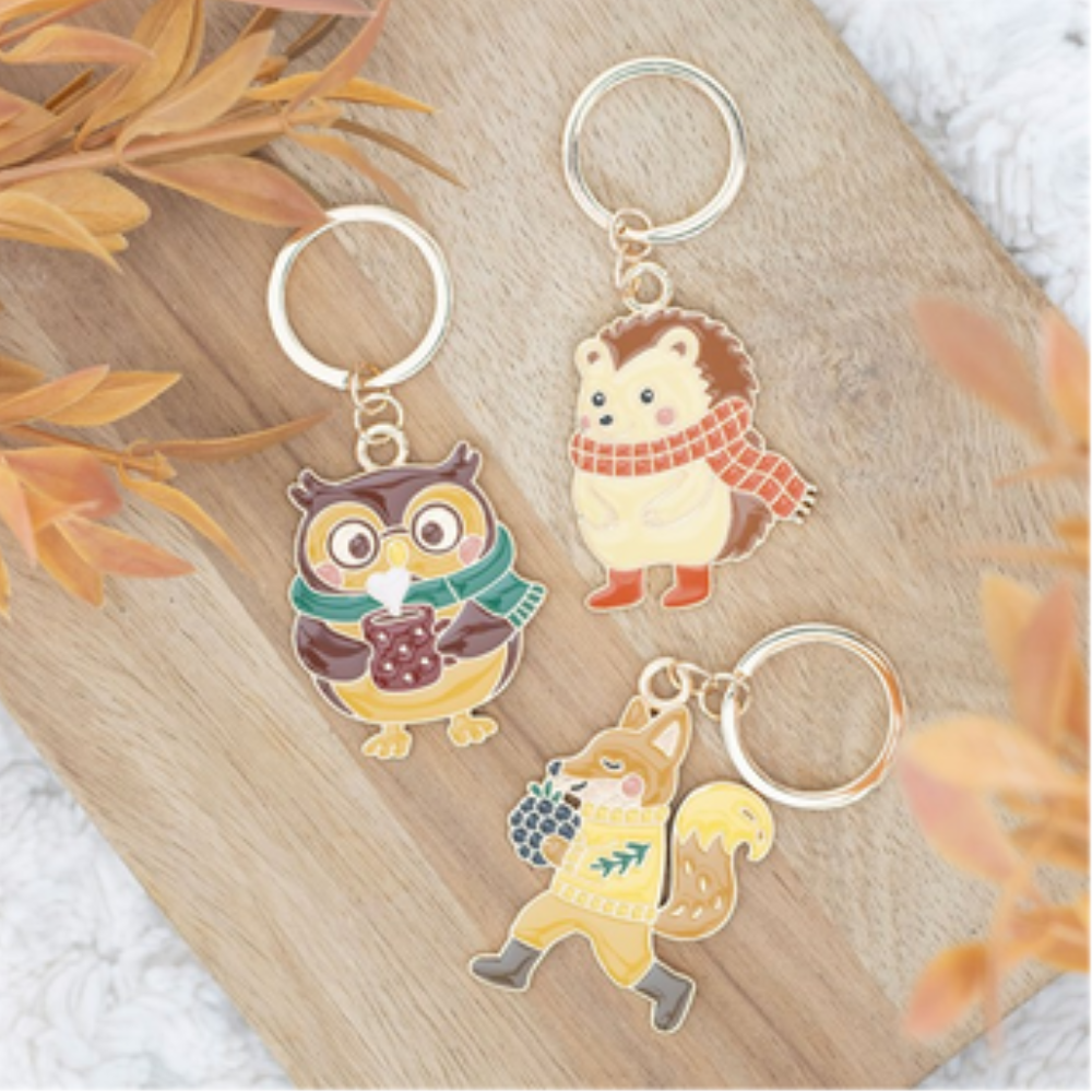 Country Creatures Woodland Keyrings