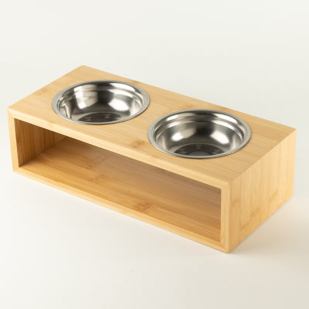 PAW Large Double Pet Bowls