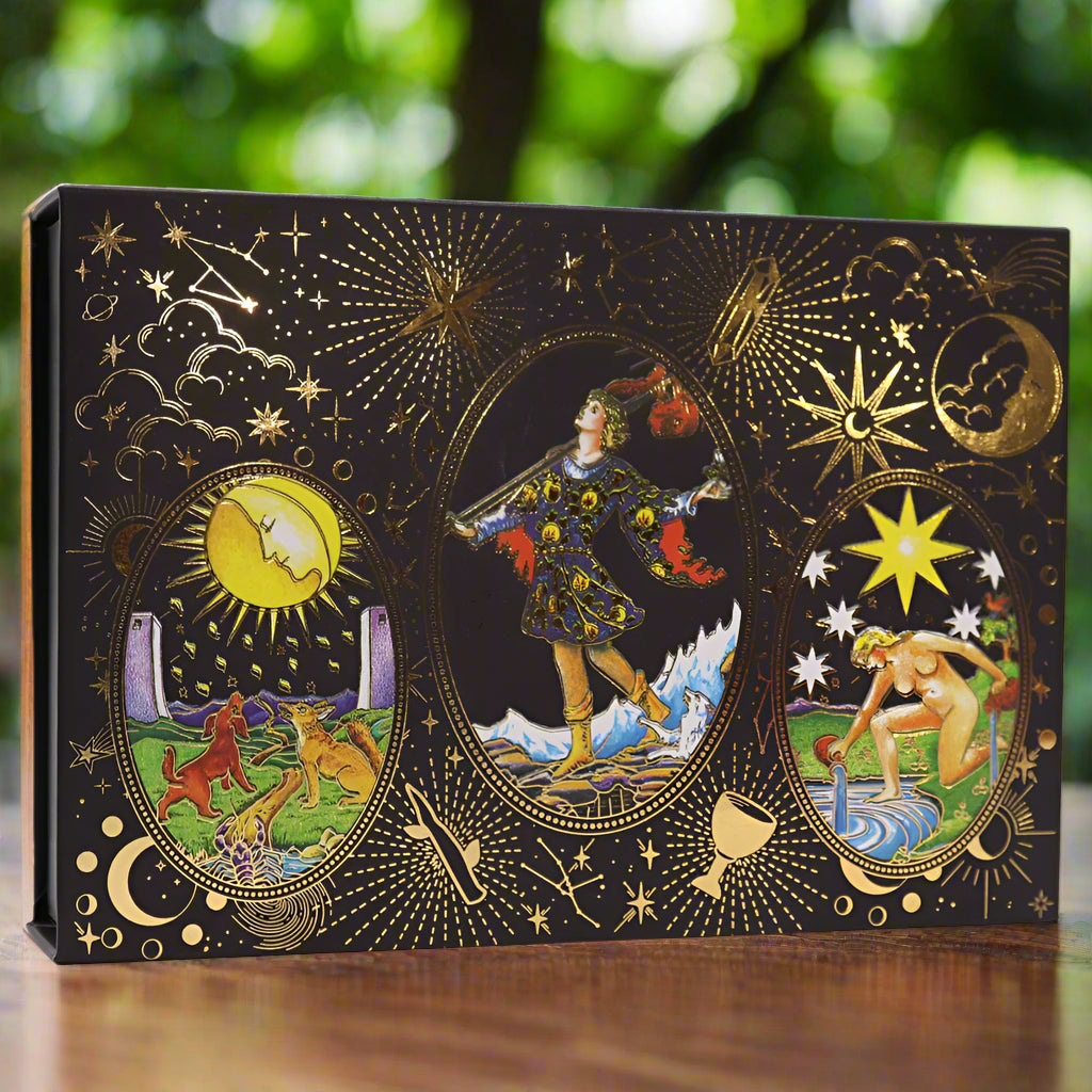 Gold Foil Tarot - 'Let the Magic Begin' - Gift Set