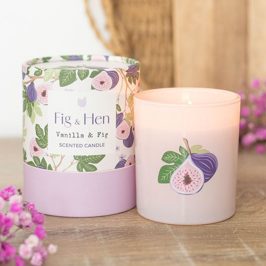 Fig and Hen - Vanilla & Fig Scented Candle