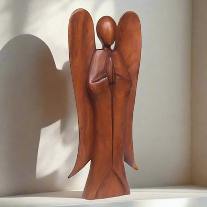 Natural Acacia Wood Angel