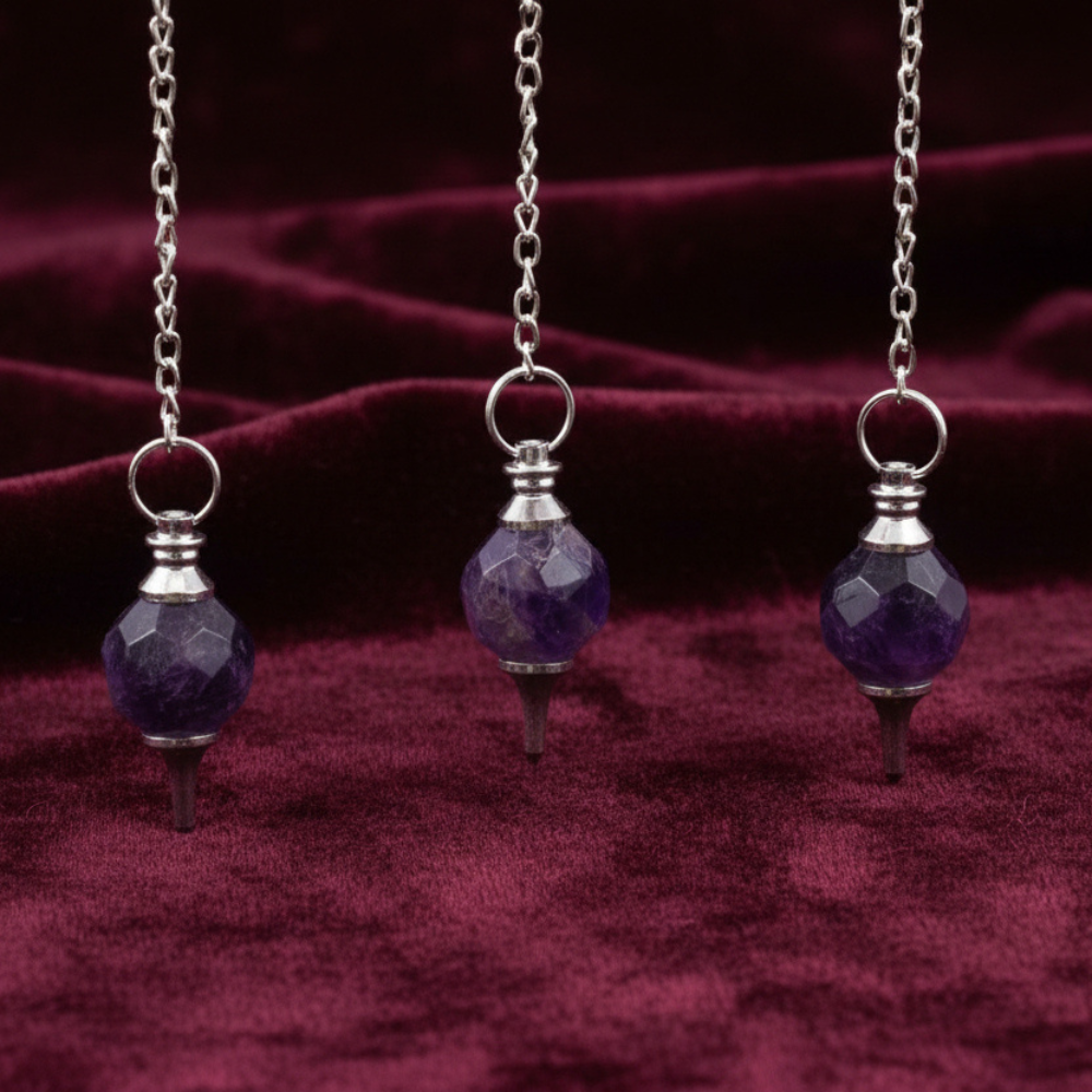 Faceted Gemstone Pendulum