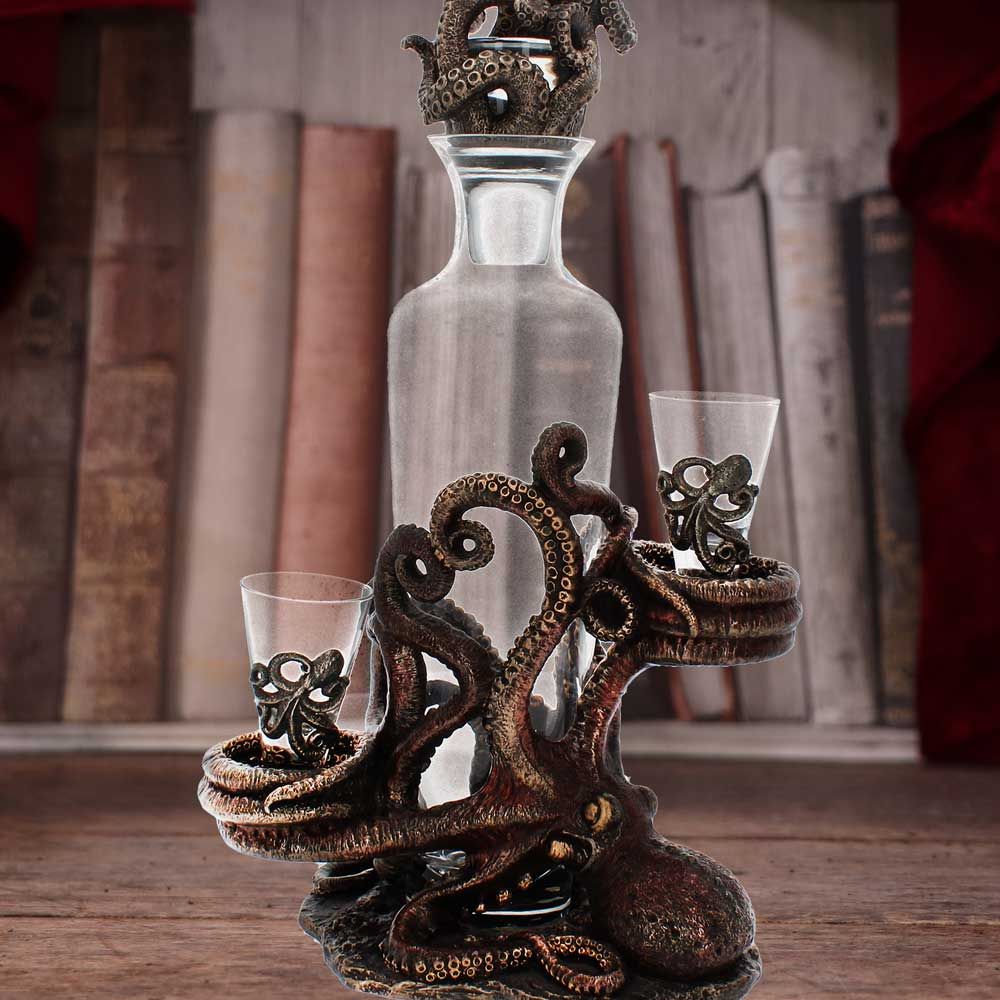 Tentacle Temptation Decanter shot Glass Holder