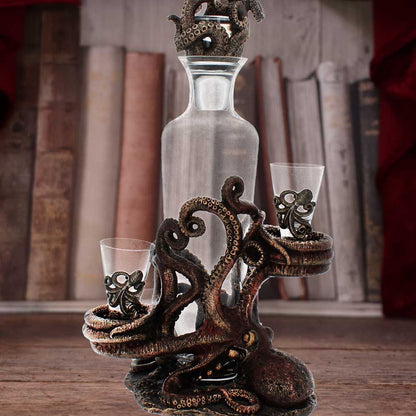 Tentacle Temptation Decanter shot Glass Holder