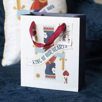 King of Our Hearts Playing Card Gift Bag