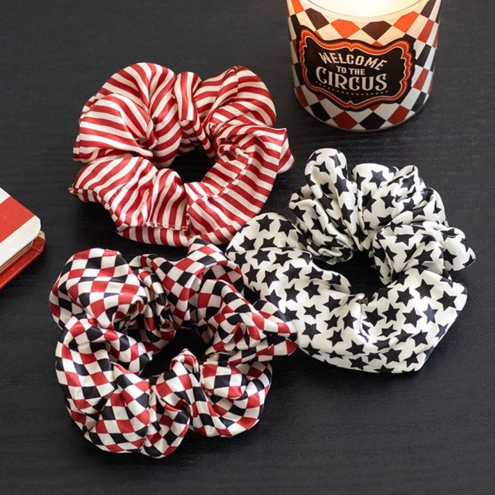 Set of 3 Mystic Circus Hair Scrunchies