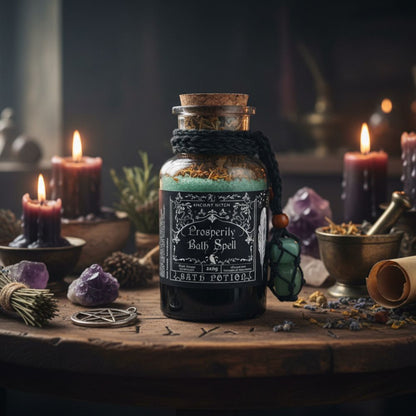Ancient Witch Bath Spell Potions