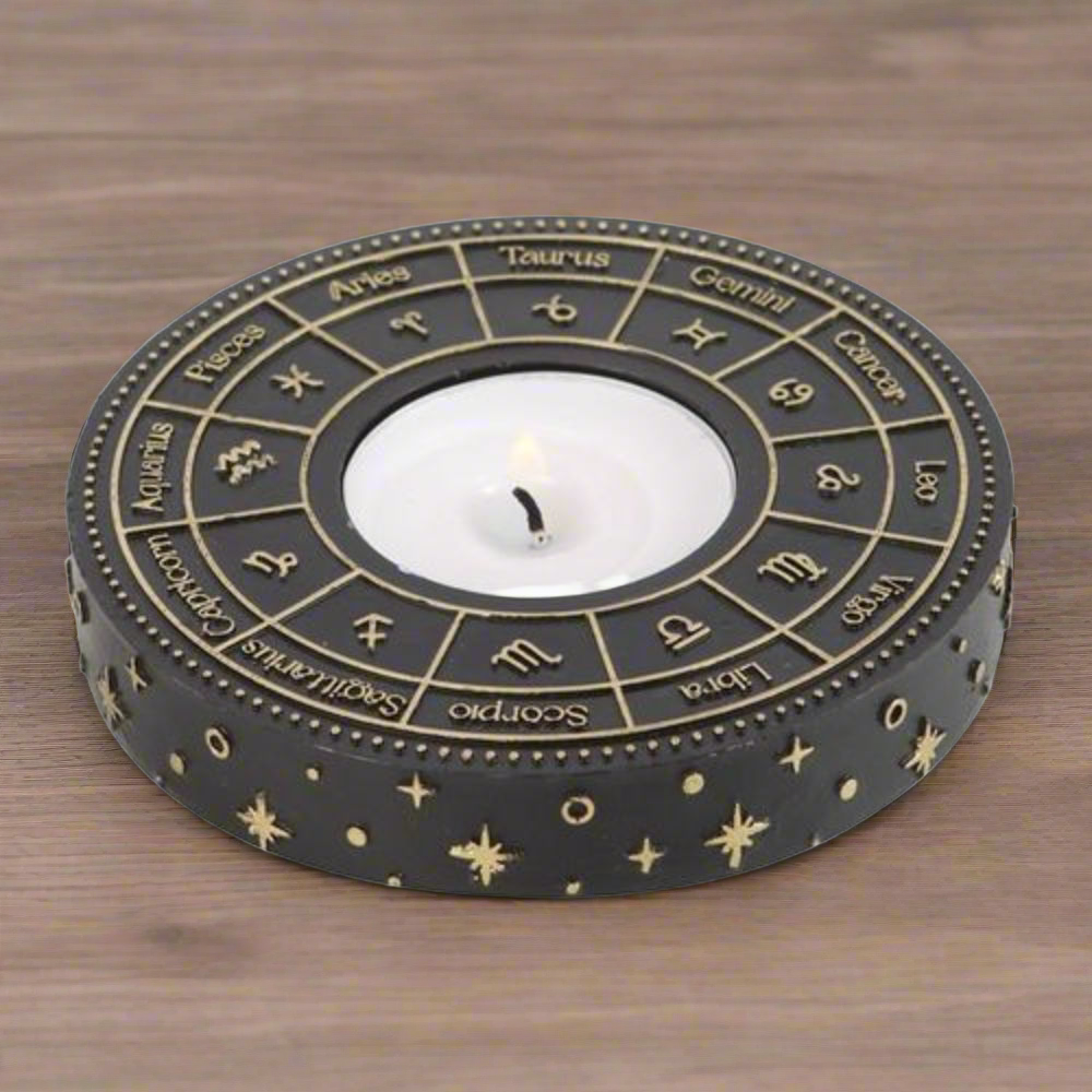 Tealight Holder – Astrology Wheel