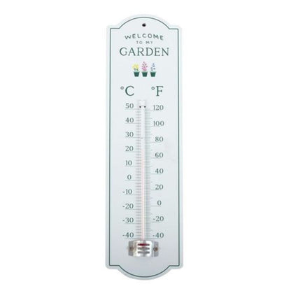 Welcome to My Garden -  Wall Thermometer