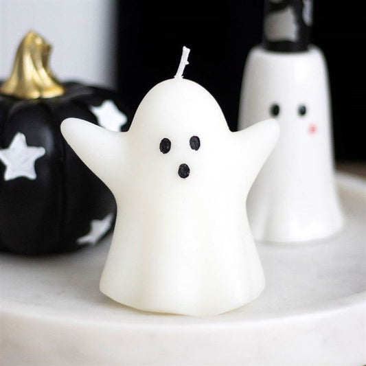 Adorable Ghost-Shaped Candle