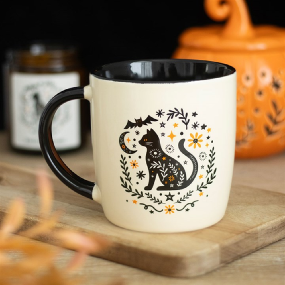 Frightful Folk Black Cat Mug