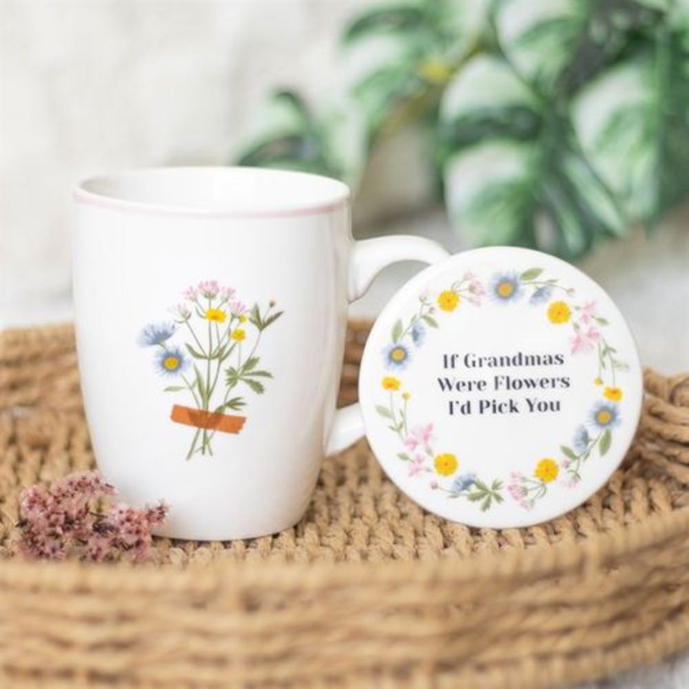 Flowers Floral Mug & Coaster Set