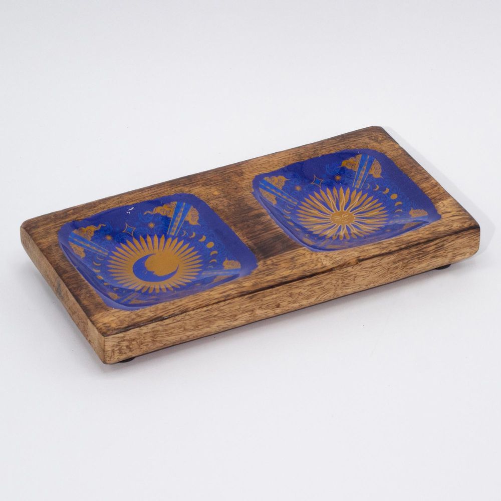 Hop Hare Enameled Double Trinket Tray