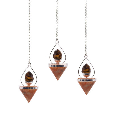 Gemstone Lantern of Life Pendulum