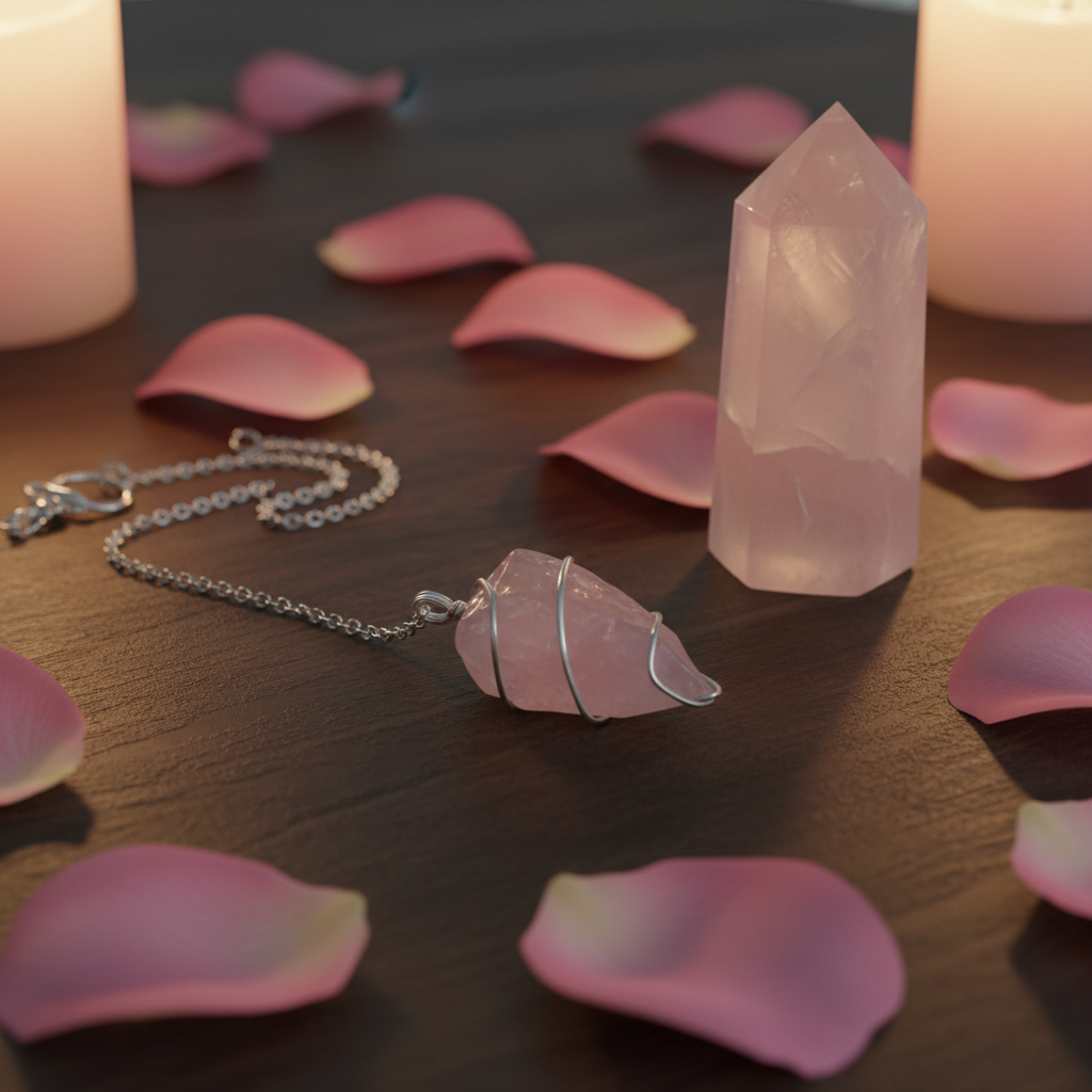 Handmade Raw Gemstone Pendulums