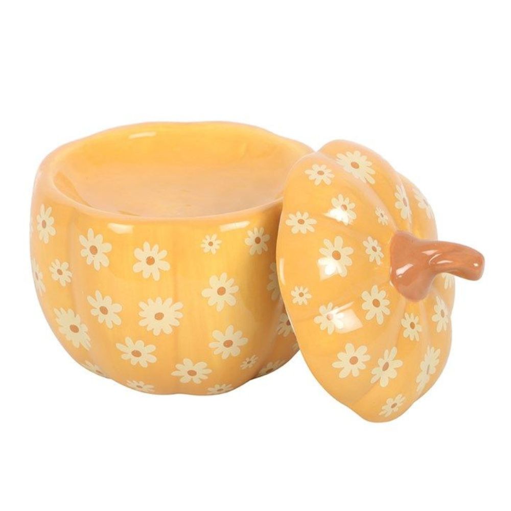 Floral Pumpkin Oil Burner