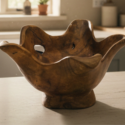 Teak Root Bowl