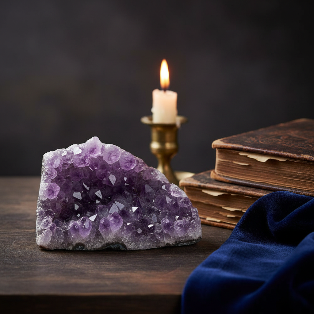 High Grade Amethyst Standing Cluster