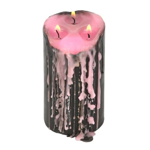 Pink Vampire Tears Pillar Candle