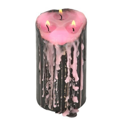 Pink Vampire Tears Pillar Candle