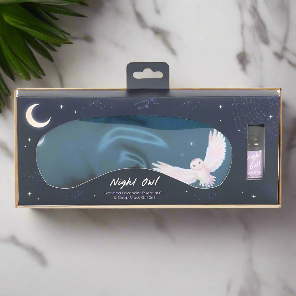 Sleep Mask and Essential Oil Gift Set