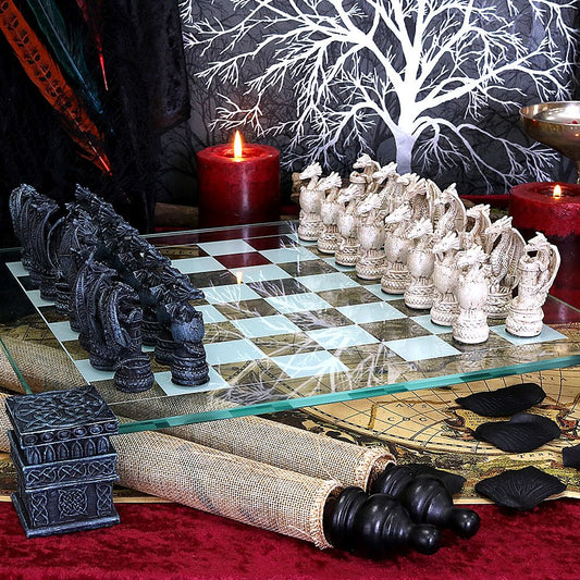 Fantasy Dragon Chess Set