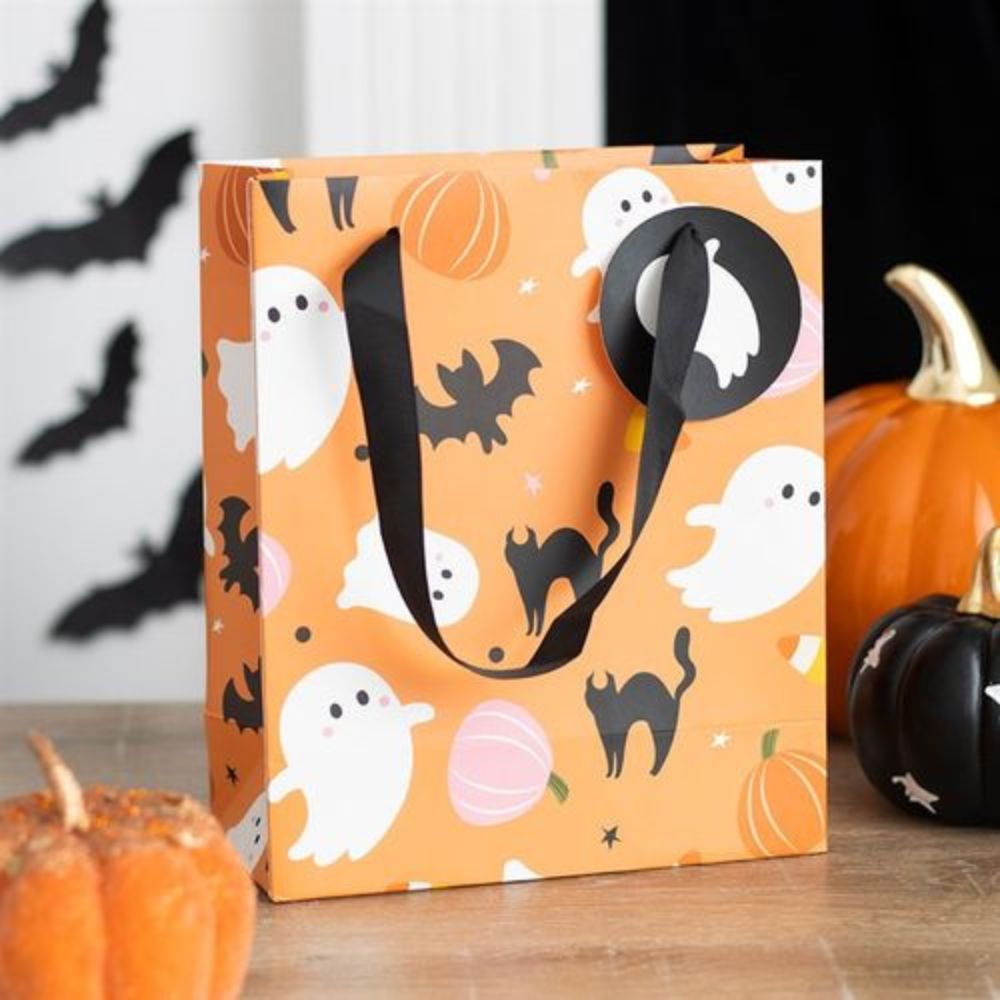 Playful Halloween Print Gift Bag
