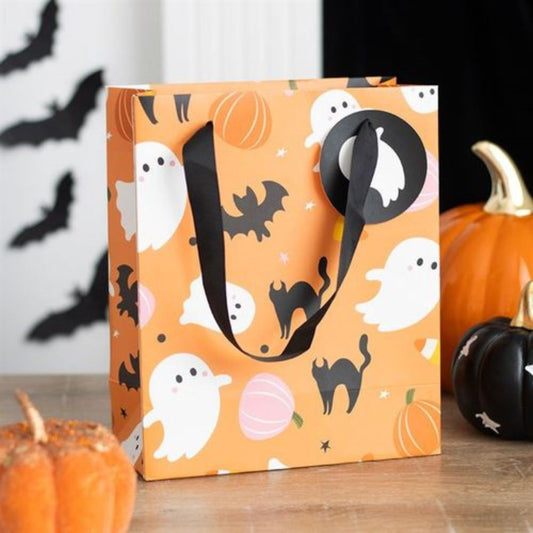 Playful Halloween Print Gift Bag