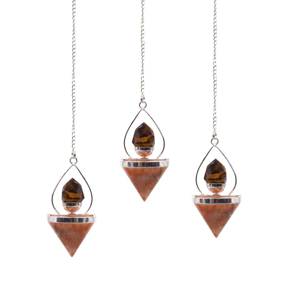 Gemstone Lantern of Life Pendulum