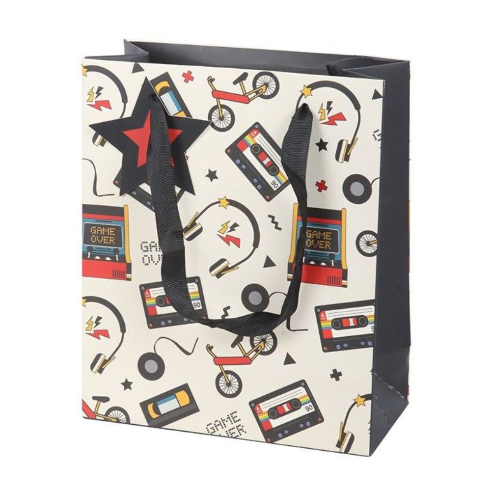 Retro 80s Print Gift Bag