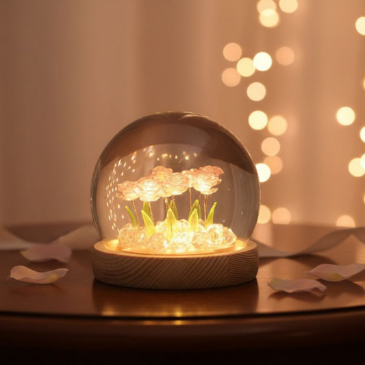 Floral Glow Garden Domes