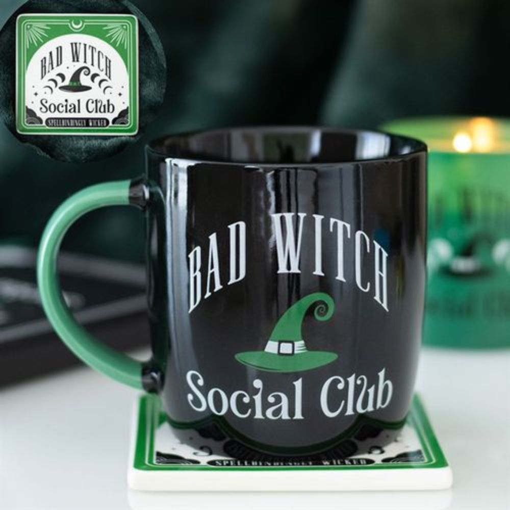 Witch Vibes Only –  Mug & Coaster Set