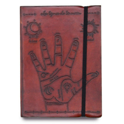 Small Notebook with strap - Palmistry design