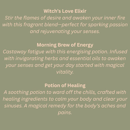 Mystical Aromatherapy Bath Potions
