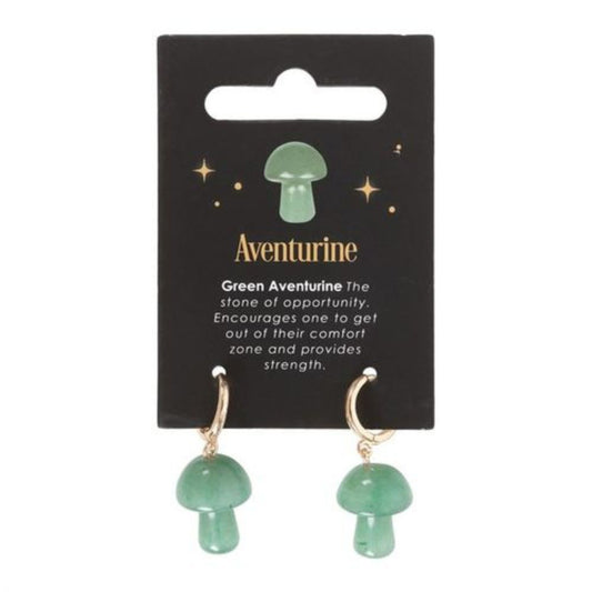 Crystal Mushroom Earrings