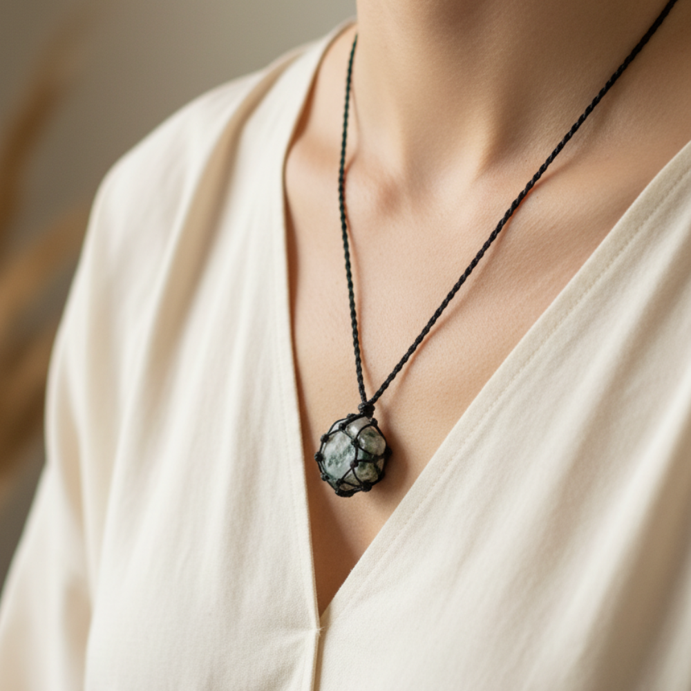 Laced Gemstone Pendants collection